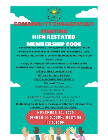 Click the image to open the HENVEY Membership Code NOV 25 meeting PDF